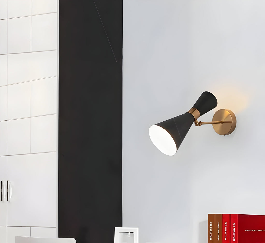 Applique LED ajustable up & down – design minimaliste noir/blanc