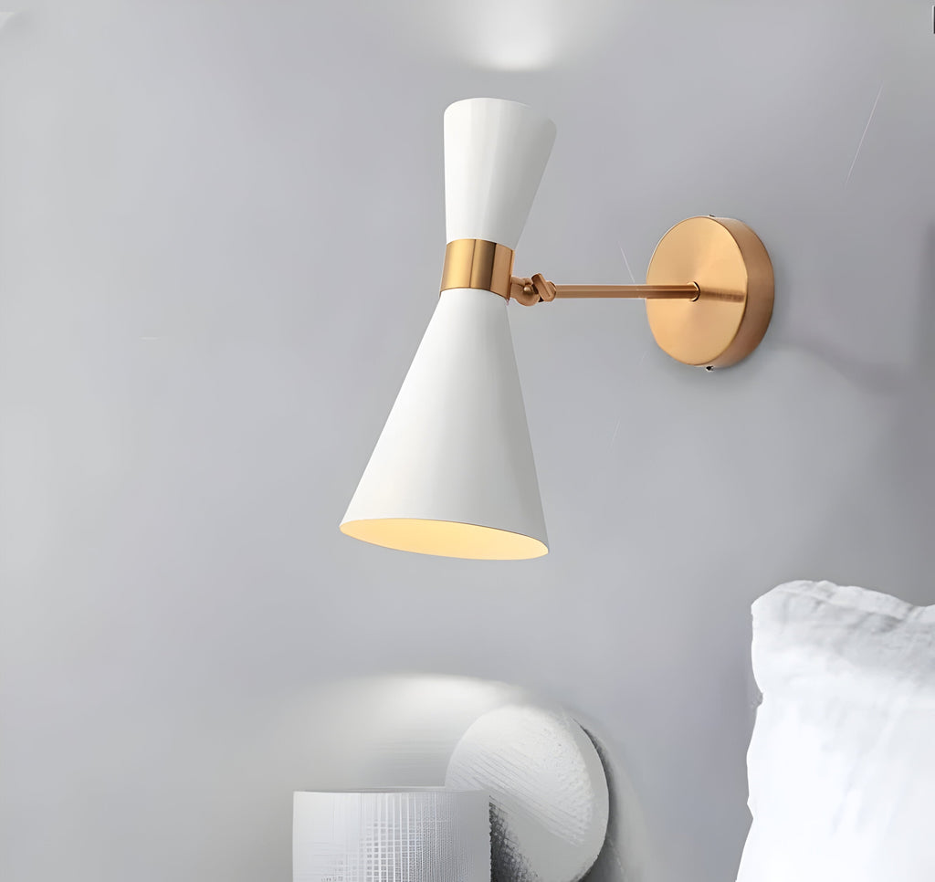 Applique LED ajustable up & down – design minimaliste noir/blanc