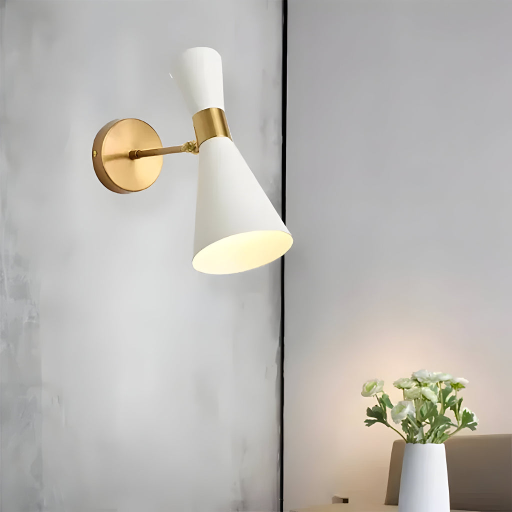 Applique LED ajustable up & down – design minimaliste noir/blanc