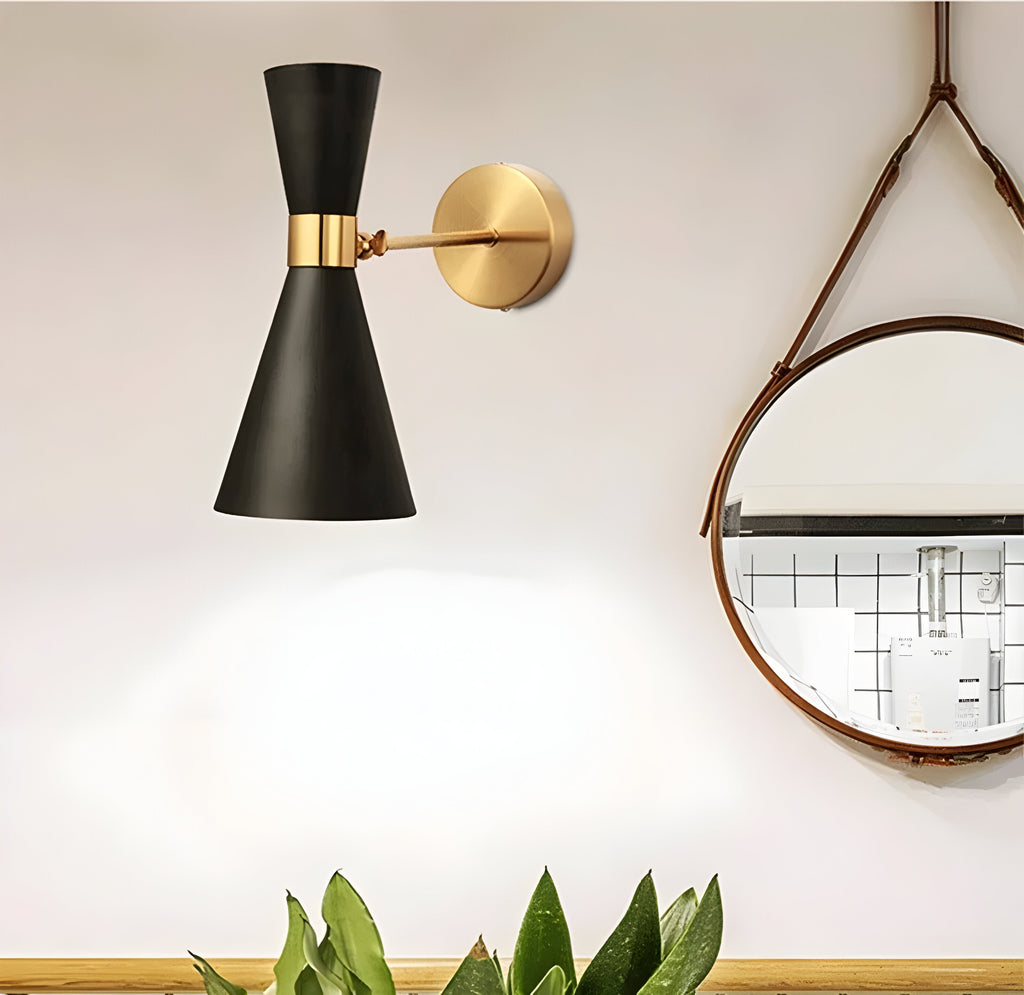 Applique LED ajustable up & down – design minimaliste noir/blanc