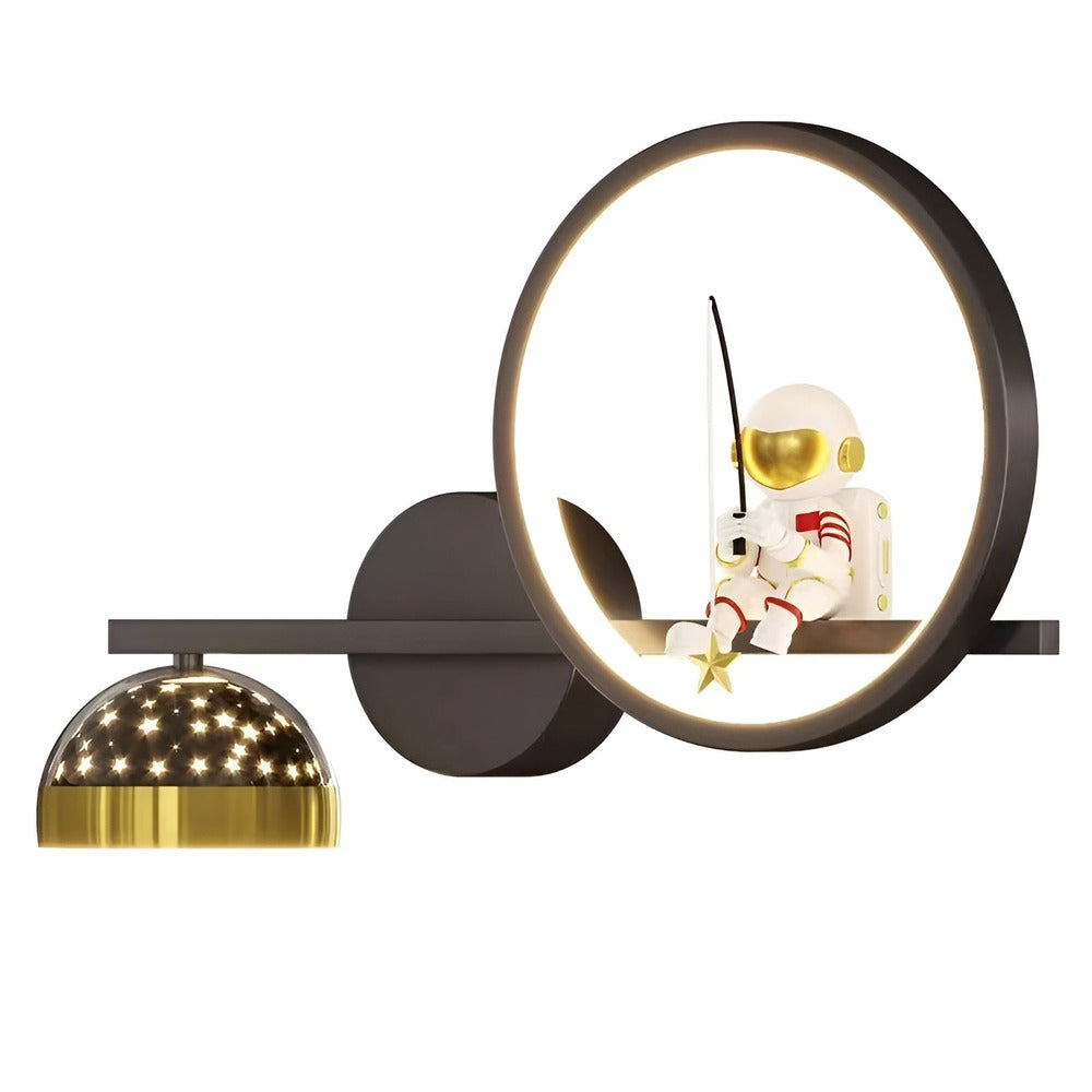 StarLight - Applique Murale pour Enfants - Projecteur d'Étoiles Astronaute Lampe de Nuit LED