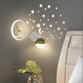 StarLight - Applique Murale pour Enfants - Projecteur d'Étoiles Astronaute Lampe de Nuit LED