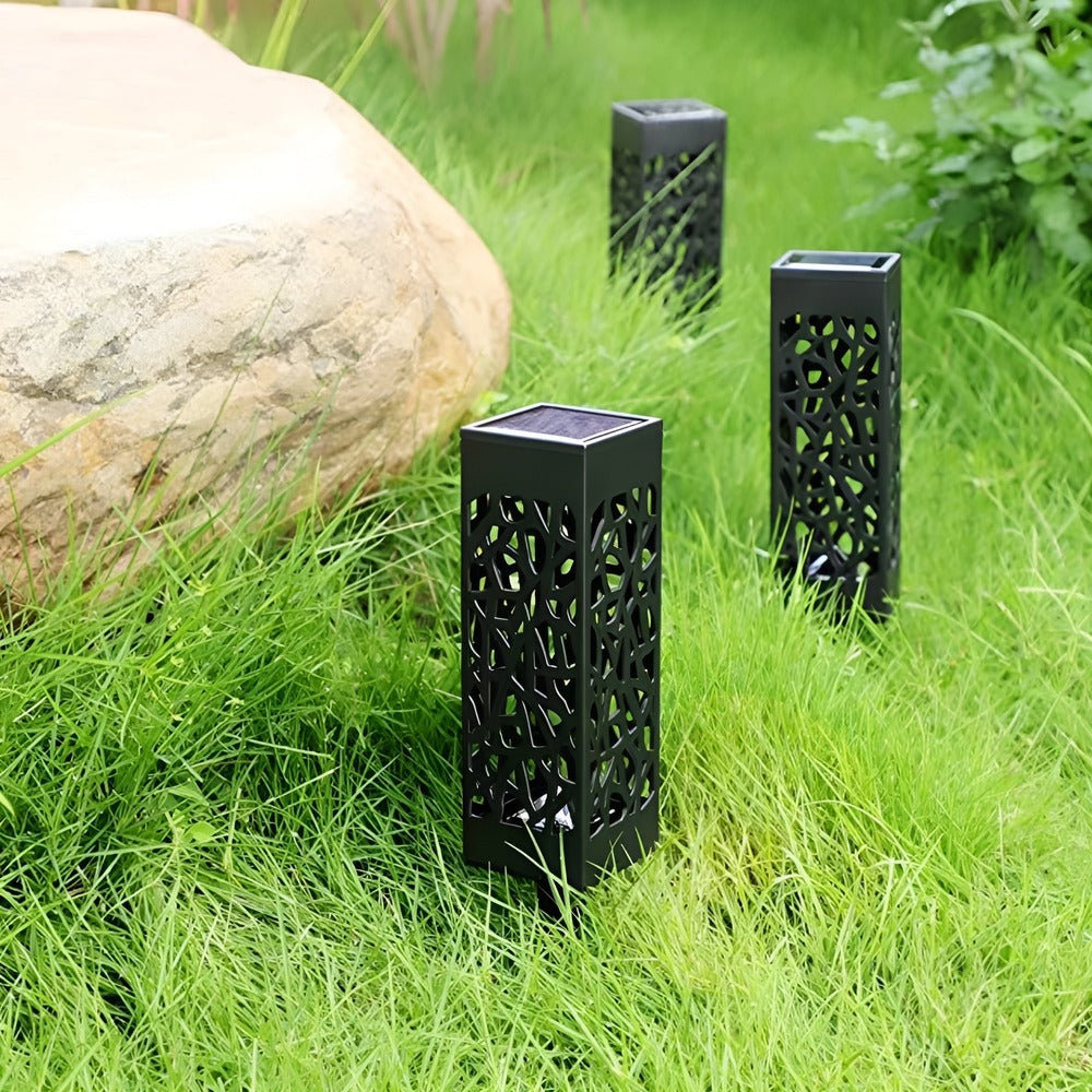 Lampes de jardin SolGlans – Éclairage de jardin à énergie solaire en acier inoxydable (2/4/6/8-pack)