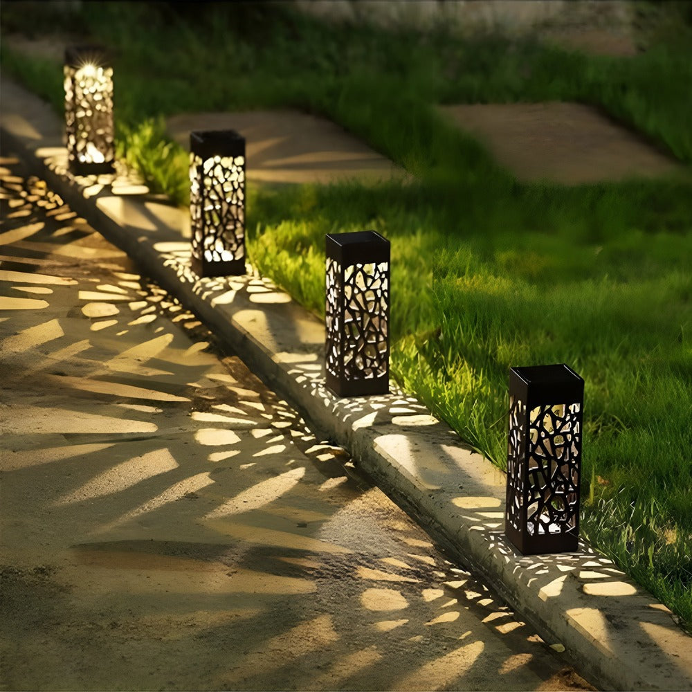 Lampes de jardin SolGlans – Éclairage de jardin à énergie solaire en acier inoxydable (2/4/6/8-pack)