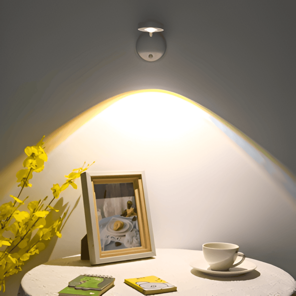Lampe spot LED sans fil avec capteur – lampe murale à détection de mouvement