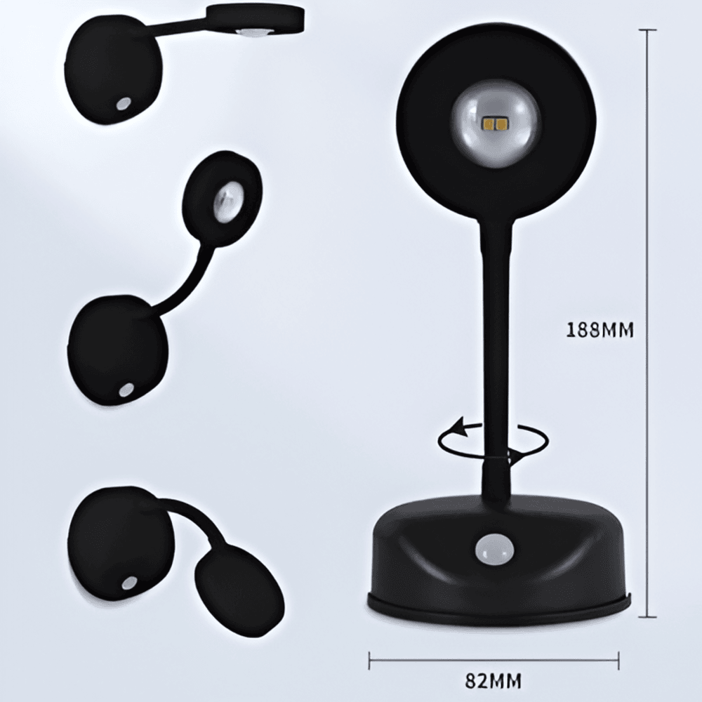 Lampe spot LED sans fil avec capteur – lampe murale à détection de mouvement