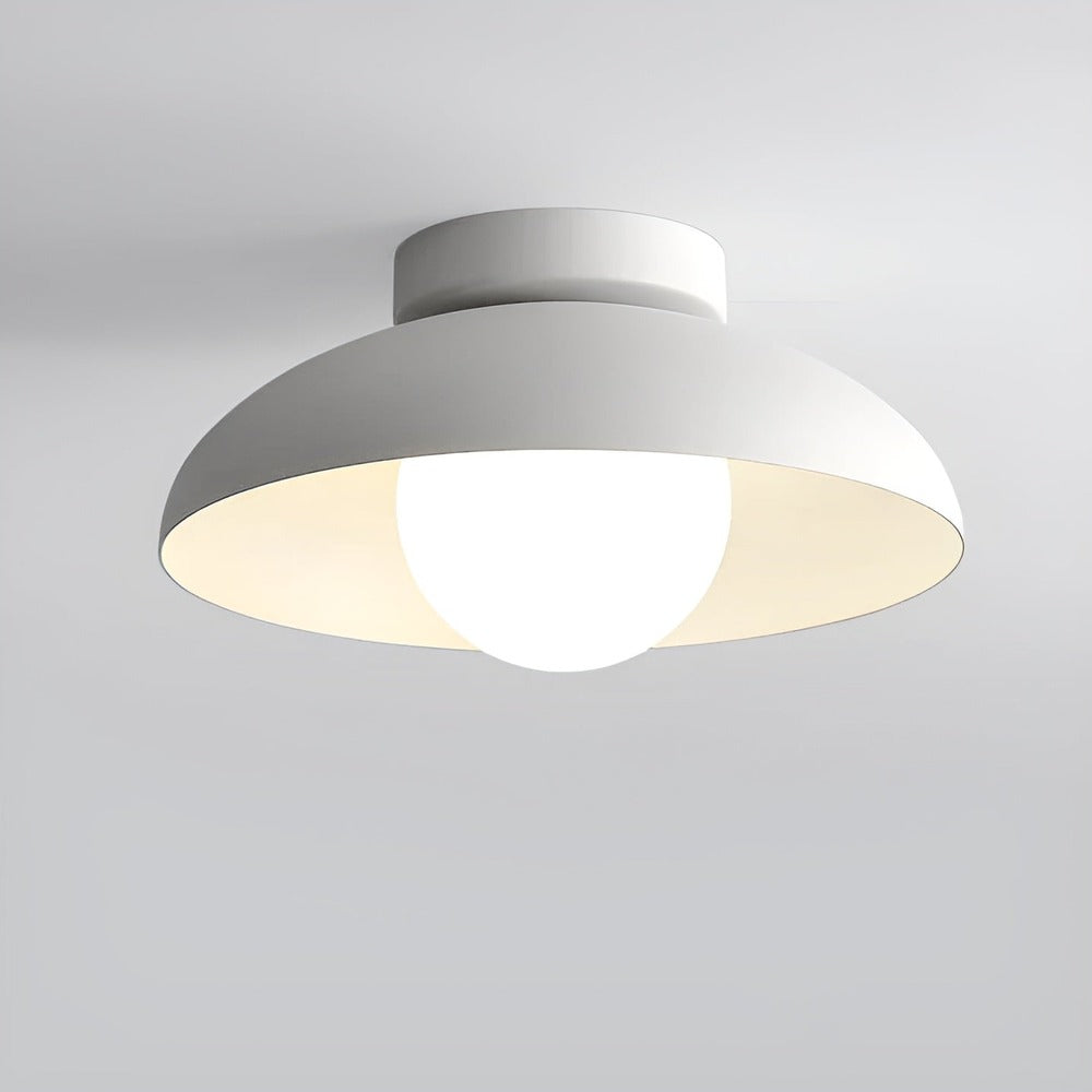 Zenora Plafonnier – Plafonnier Japonais en Verre et Fer avec Design Wabi-Sabi