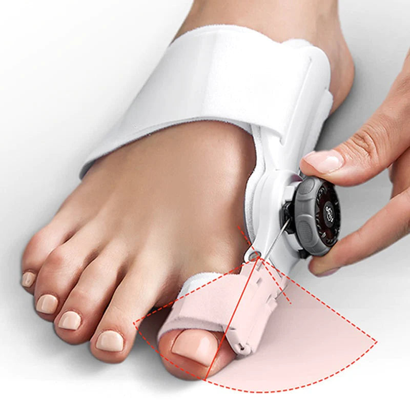 FOOTALIGN - Correcteur de Hallux Valgus Réglable pour un Confort et un Soulagement Naturels des Orteils
