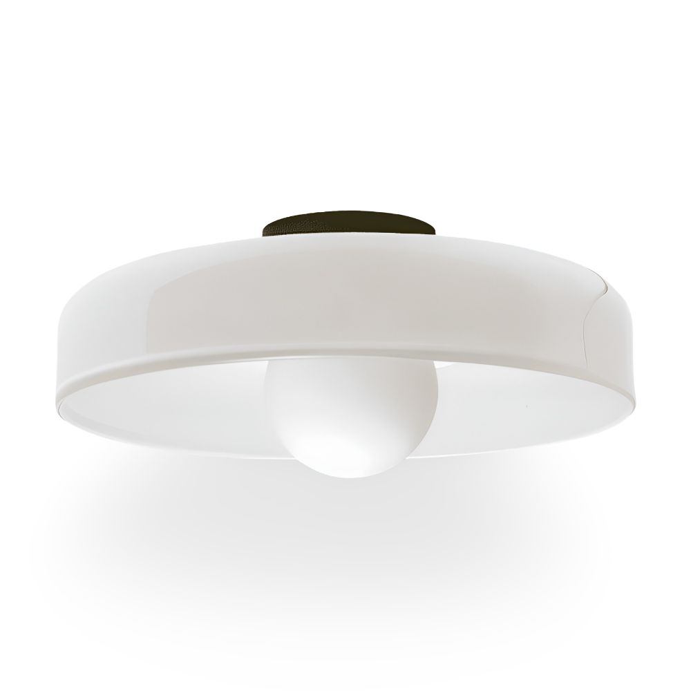 OrangeBeam Nordic Plafonnier - Plafonniers en Verre Mi-Haut