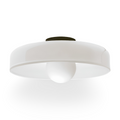OrangeBeam Nordic Plafonnier - Plafonniers en Verre Mi-Haut