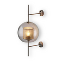 Hexara Applique Murale – Applique en Verre avec Motif de Ruche dans un Style LED Vintage