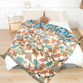 Couverture en Coton Jardin Ornamental
