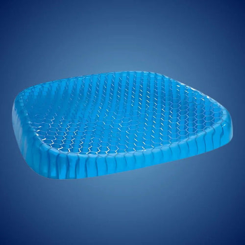 Coussin de siège en gel orthopédique | Structure en alvéoles respirante | Confort de soulagement de la pression | ErgoHive