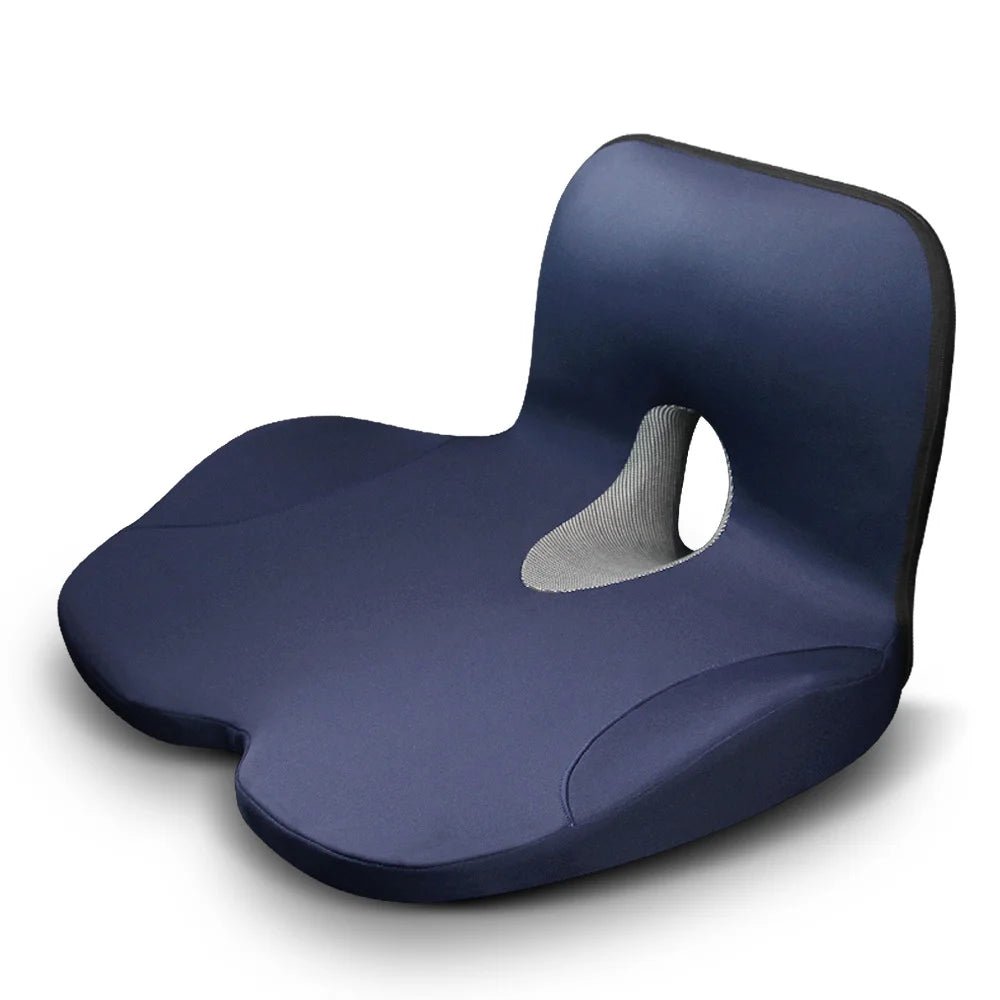 Coussin orthopédique en mousse à mémoire | Forme en L pour le bassin et la taille | Antidérapant | PosturaCare