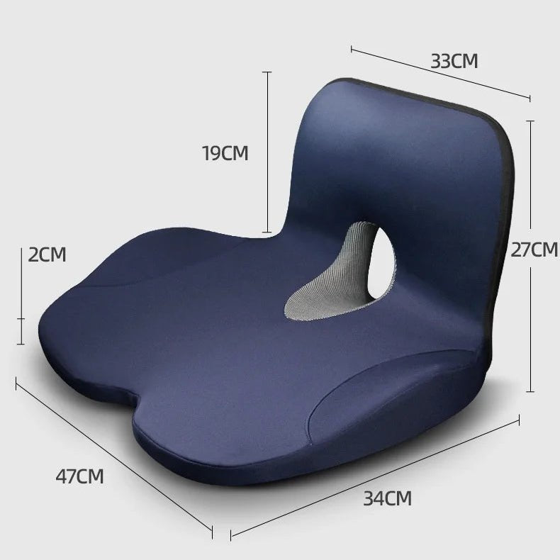 Coussin orthopédique en mousse à mémoire | Forme en L pour le bassin et la taille | Antidérapant | PosturaCare