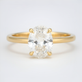 Cassandra - Bague imposante ovale en pierre