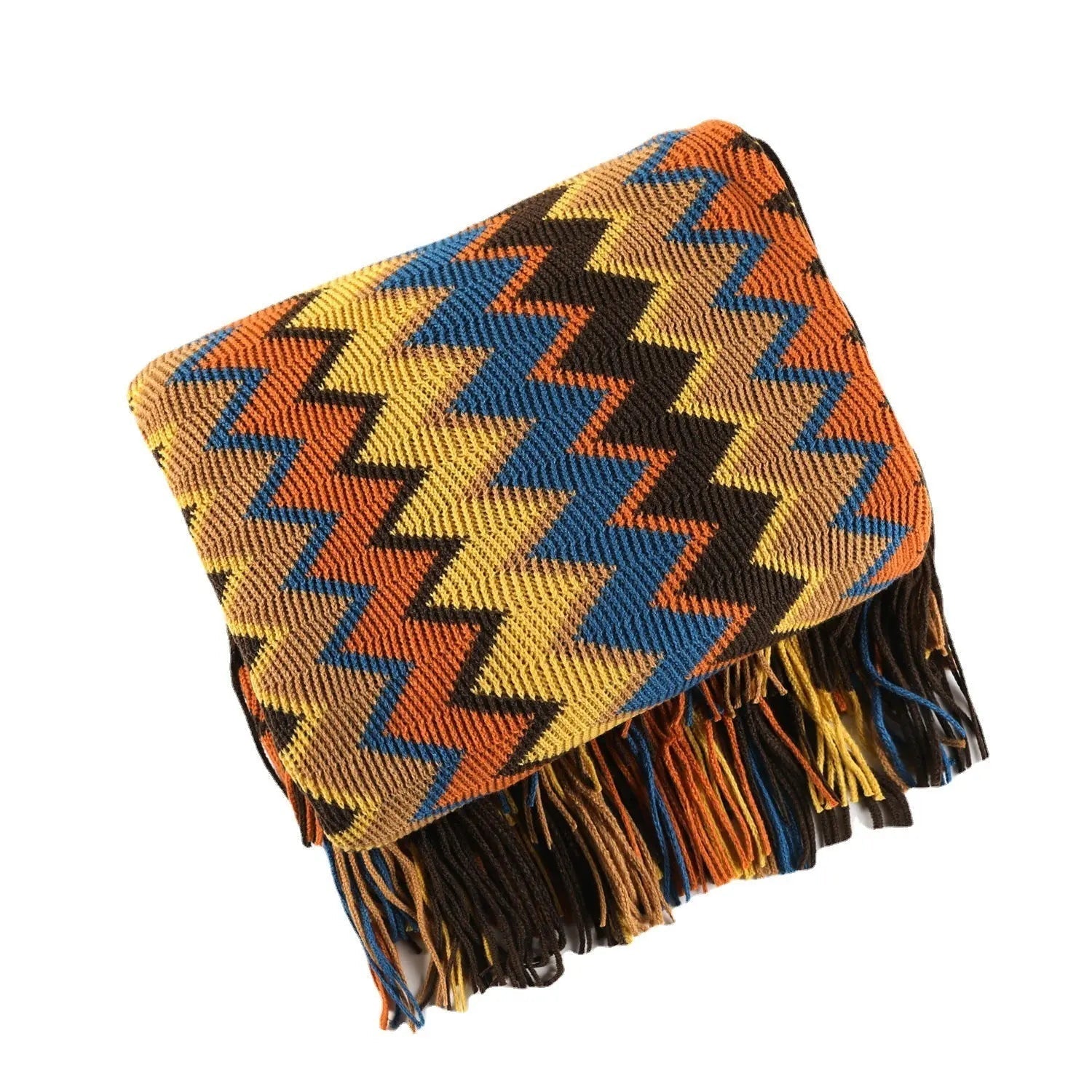 Couverture en chevron coloré Owen