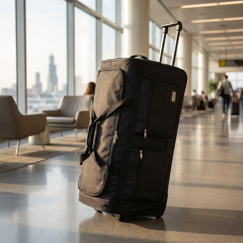Sac de voyage en tissu Oxford à roulettes - CarryMaxx