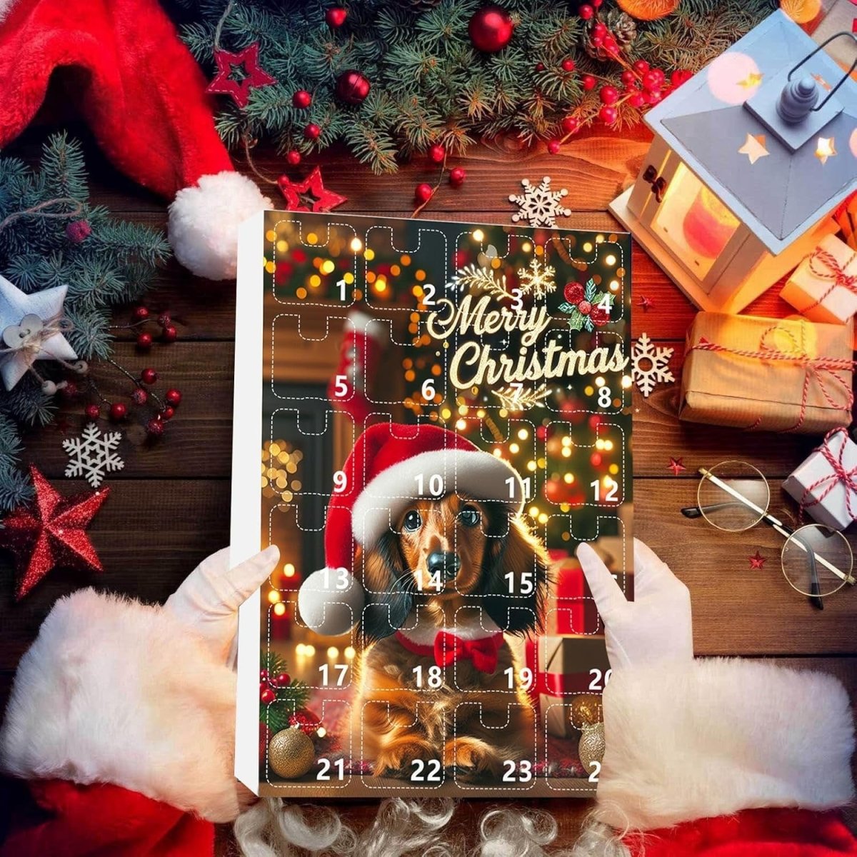 WUFFJOY – Calendrier de l'Avent de 24 jours sur le thème des teckels pour les amoureux des animaux
