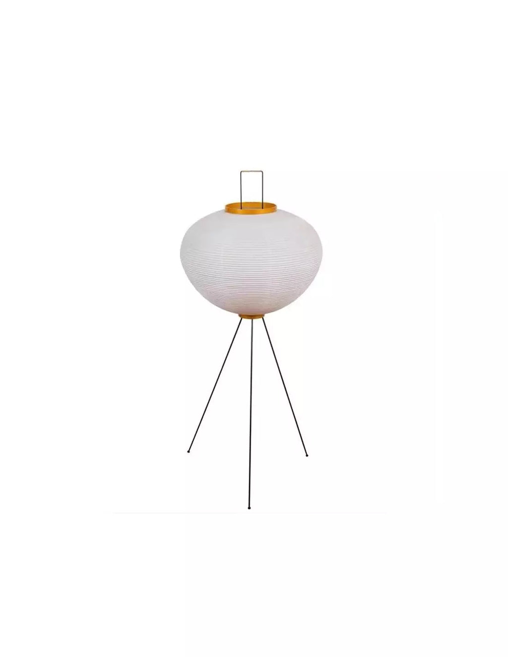 Lampe sur pied japonaise en sculpture de papier