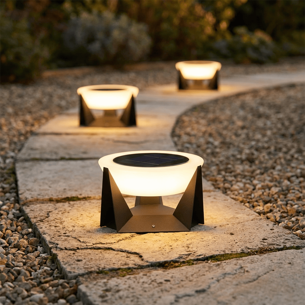 SOLARLUME - Lampe de sol solaire extérieure