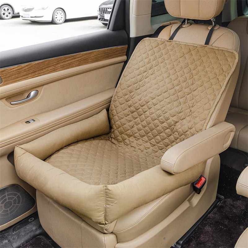 PETVOYAGE - Housse de Siège de Voiture Imperméable pour Chien, Protecteur de Siège Arrière & Lit de Voyage
