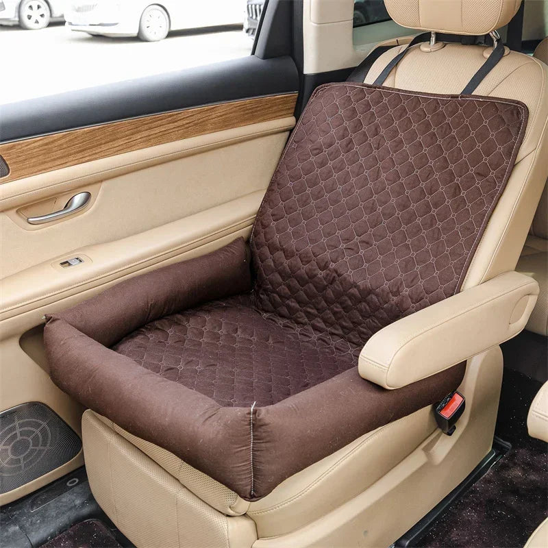 PETVOYAGE - Housse de Siège de Voiture Imperméable pour Chien, Protecteur de Siège Arrière & Lit de Voyage