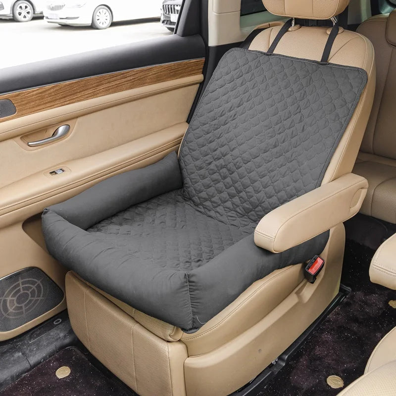 PETVOYAGE - Housse de Siège de Voiture Imperméable pour Chien, Protecteur de Siège Arrière & Lit de Voyage