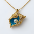Victoria - Collier à breloques marines d'inspiration océanique pour femme