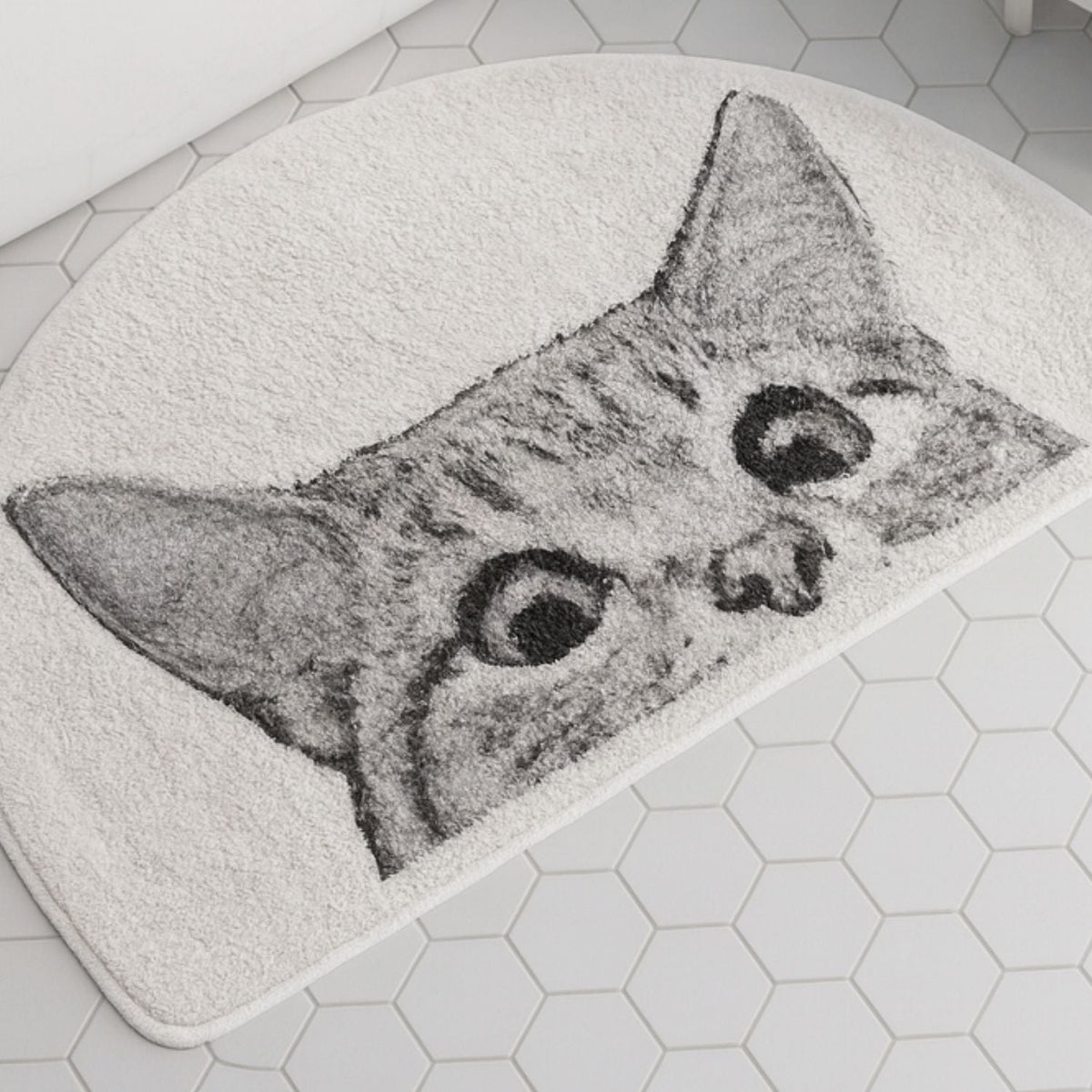 Tapis de Bain Chat Espion