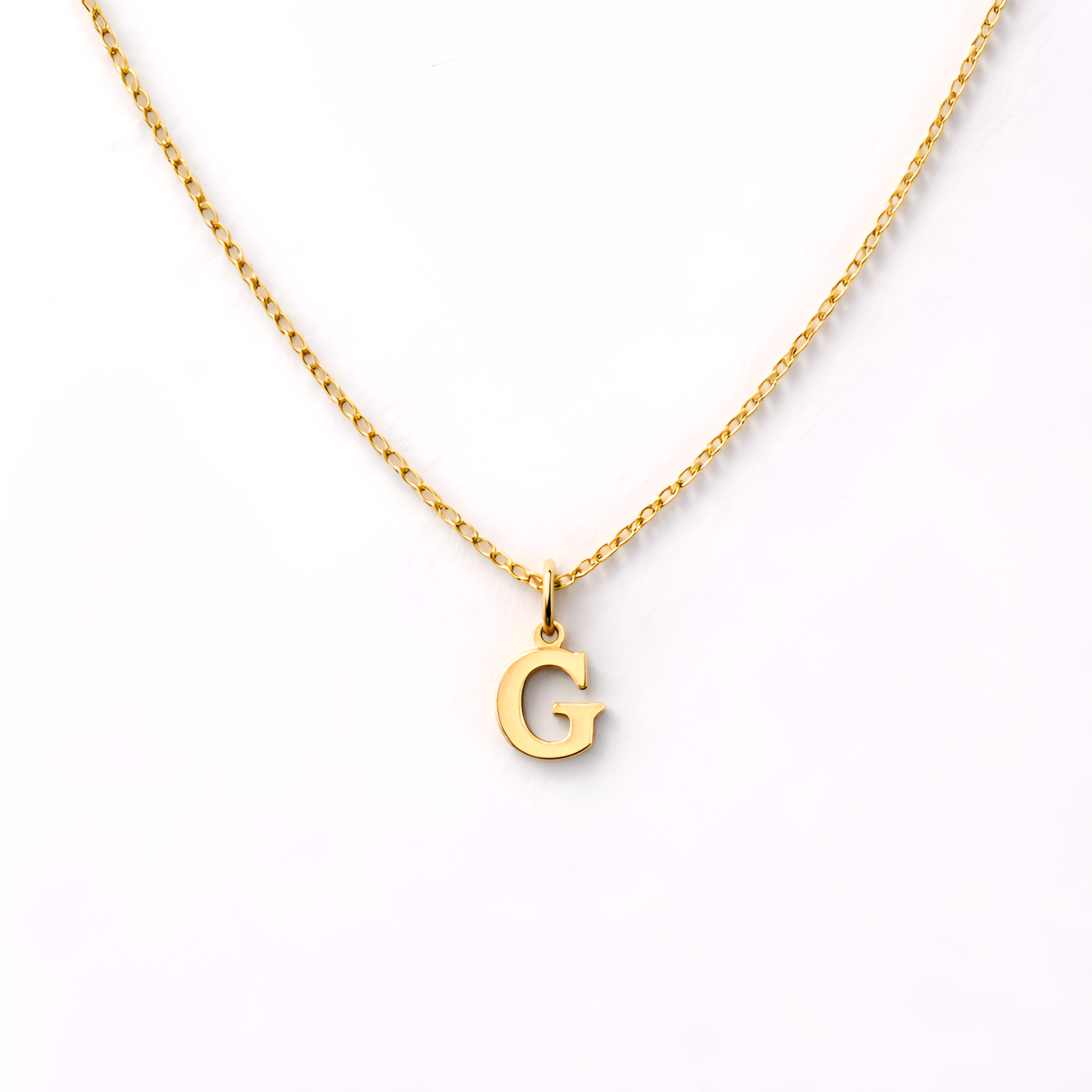 Casey - Collier minimaliste avec initiale pour femme