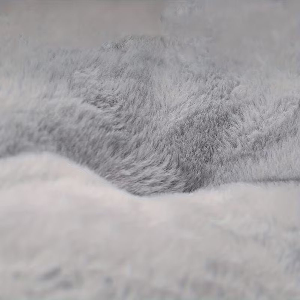 Lit pour animaux en peluche classique en forme de donut