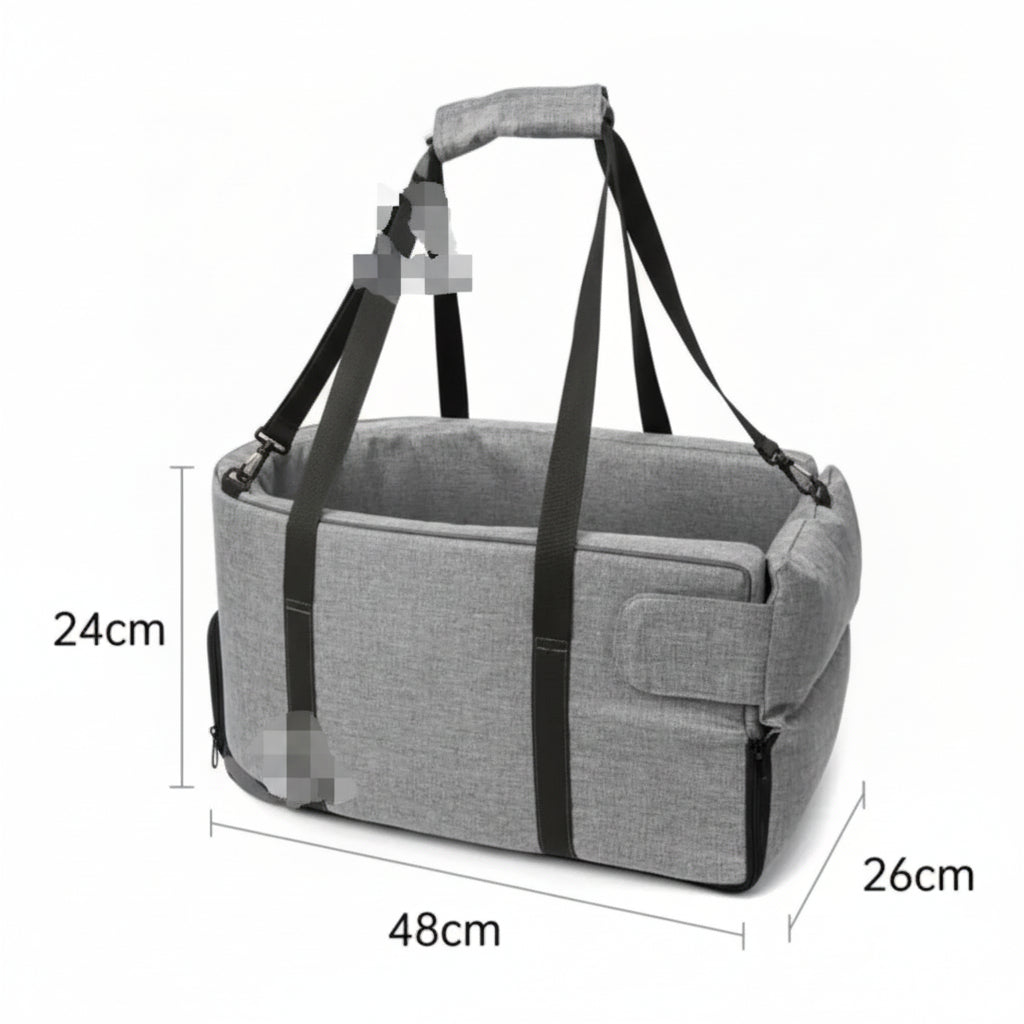 PAWPAL - Siège Auto Élevé pour Chien pour Chiens de Petite Taille jusqu'à 11kg, Siège de Voyage Confortable