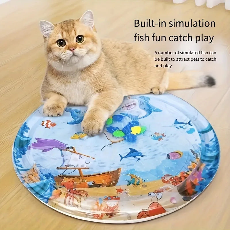 TAPIS OCEANPAWS – Tapis de Jeu Sensory Réfrigérant Gonflable