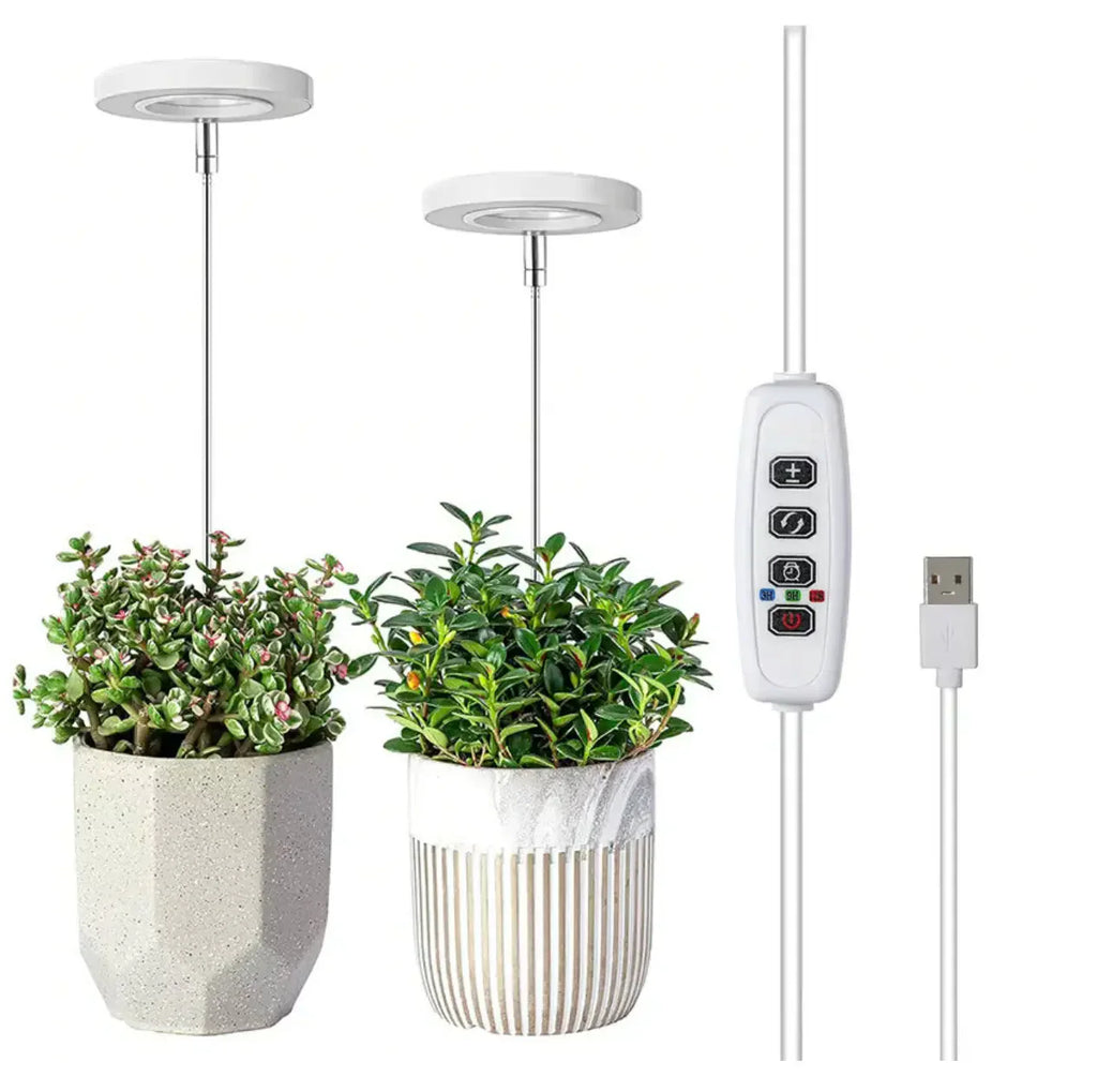 Lampe de Plante | Lumière de Croissance à Spectre Complet | Minuteur et Fonction Dimmable | PlantGlow