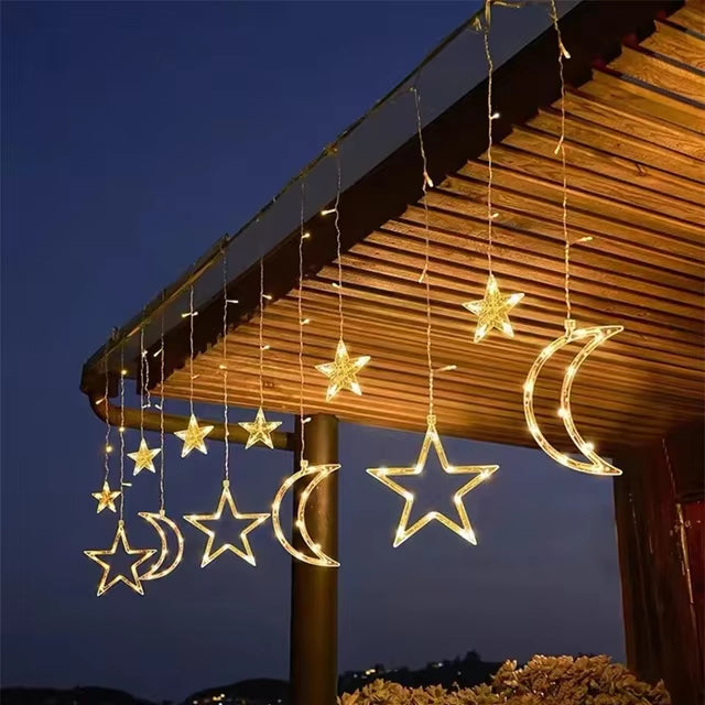 Guirlande lumineuse solaire avec boules – éclairage LED chaud pour l'intérieur et l'extérieur