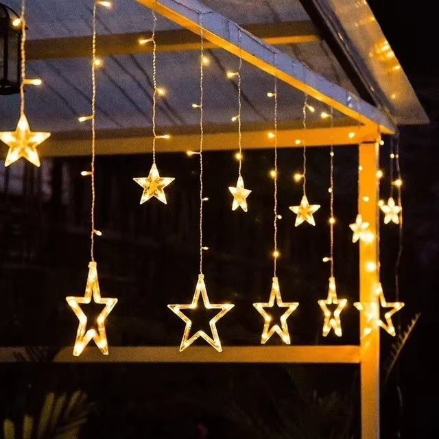 Guirlande lumineuse solaire avec boules – éclairage LED chaud pour l'intérieur et l'extérieur