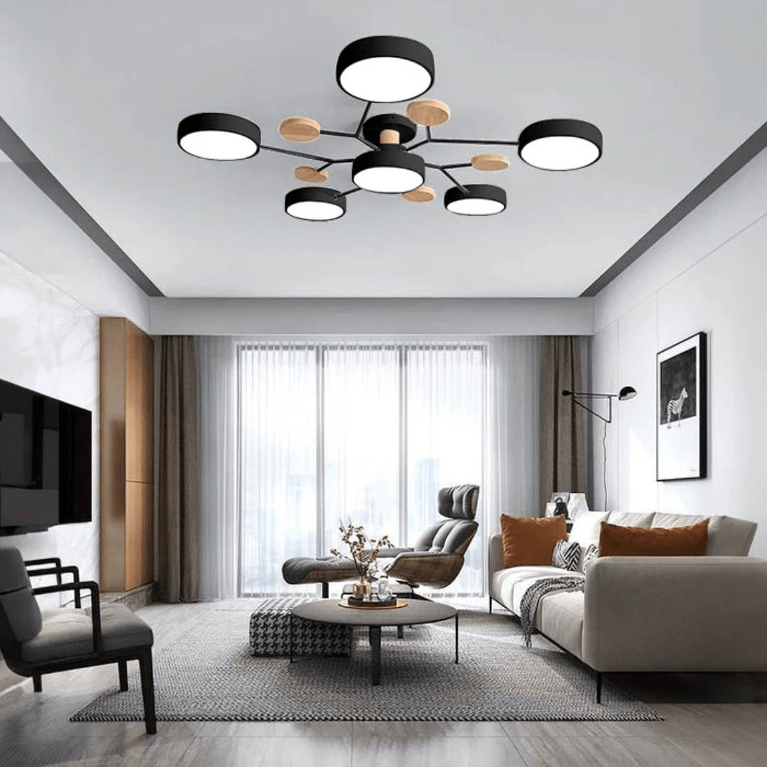 CEILUX – Plafonnier LED rond moderne avec un design minimaliste épuré