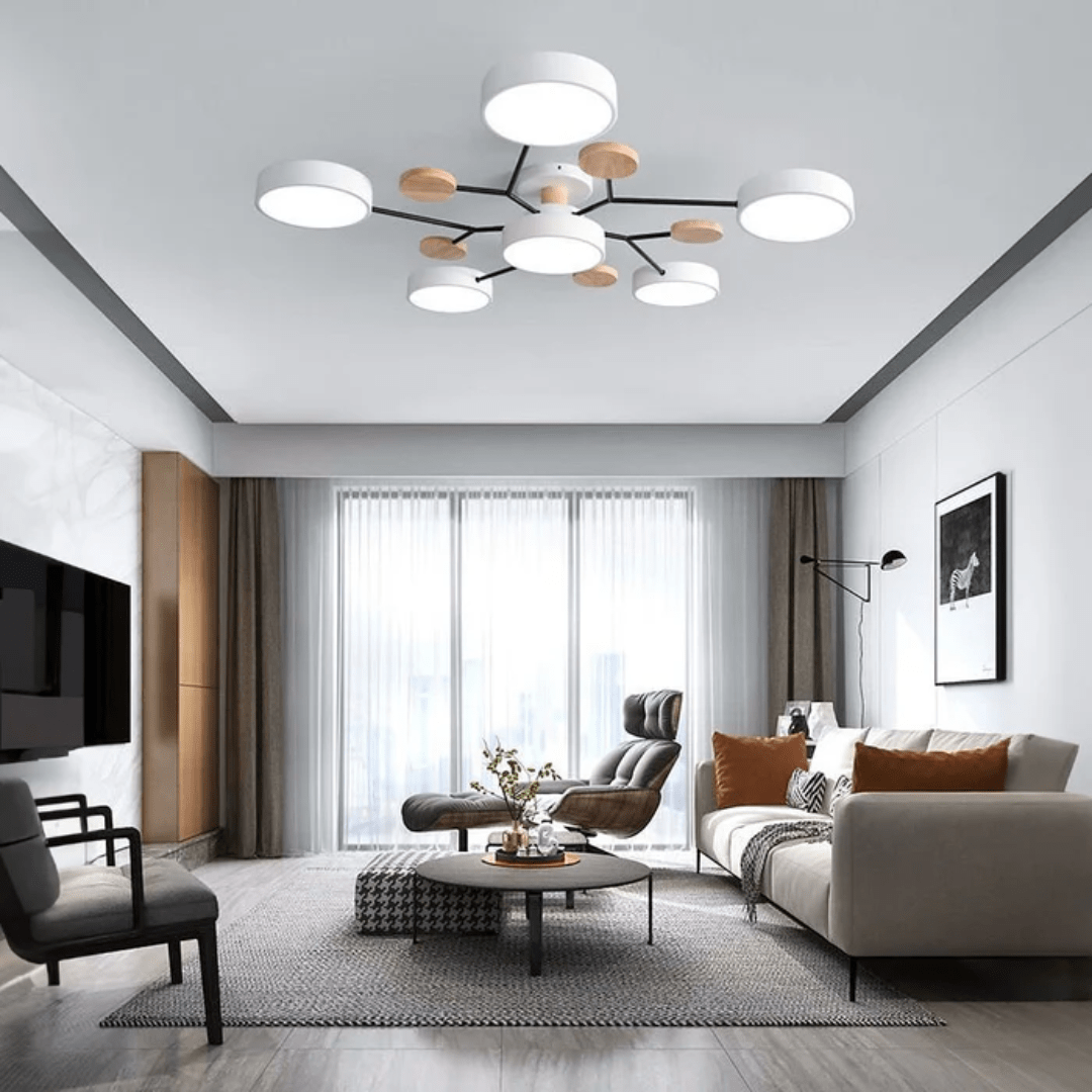 CEILUX – Plafonnier LED rond moderne avec un design minimaliste épuré