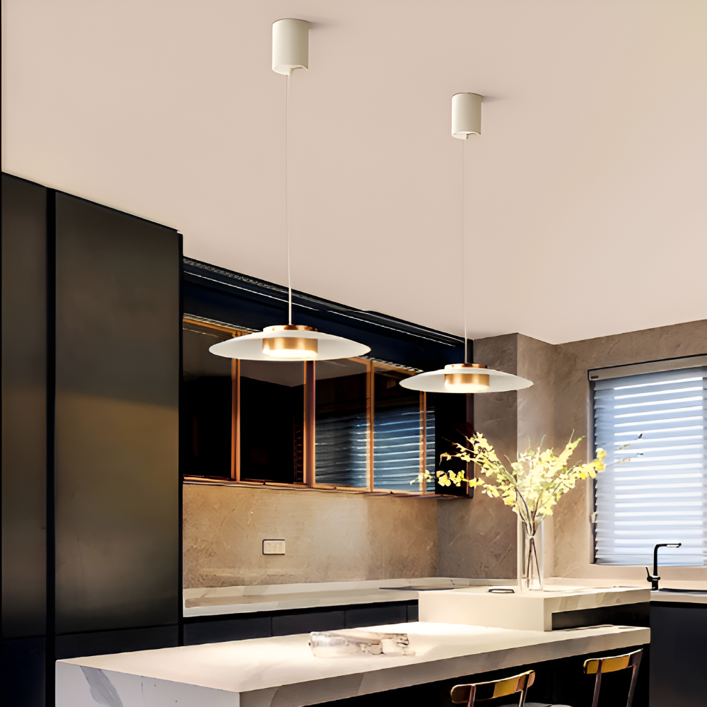 Lampe suspendue industrielle avec variateur – lampe LED noire au design nordique