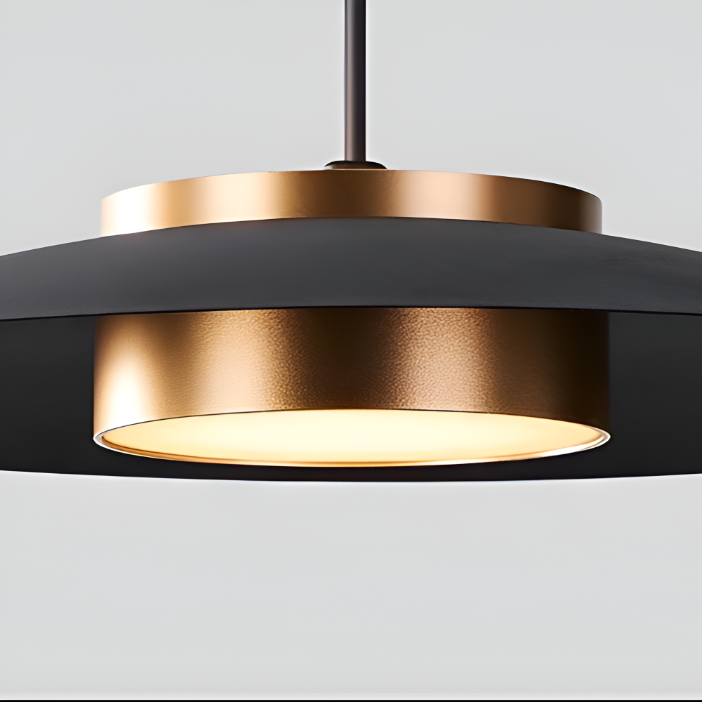 Lampe suspendue industrielle avec variateur – lampe LED noire au design nordique