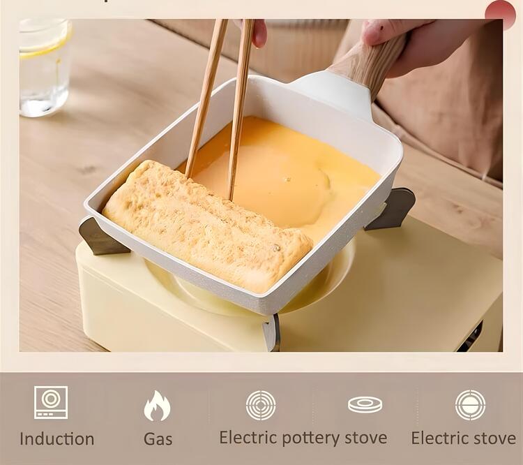 Skanto pour omelette tamagoyaki avec revêtement antiadhésif