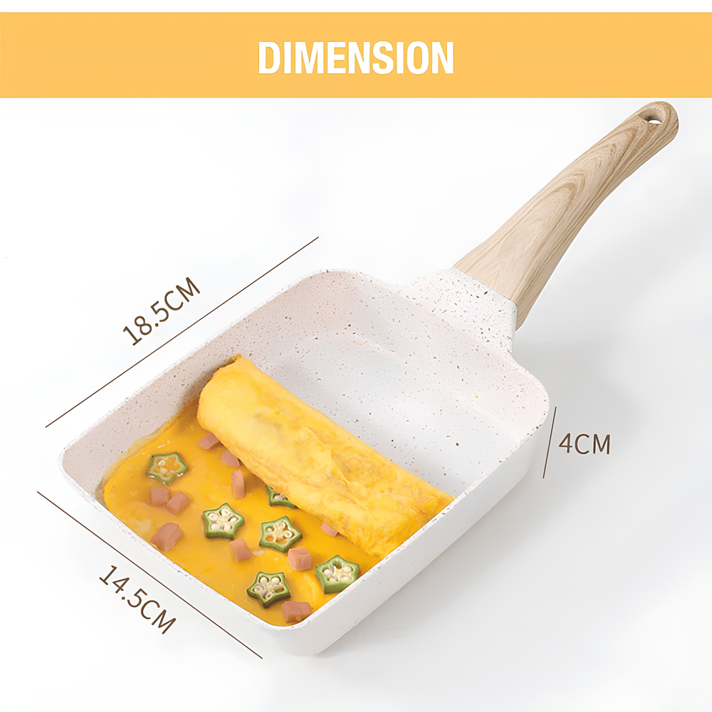 Skanto pour omelette tamagoyaki avec revêtement antiadhésif