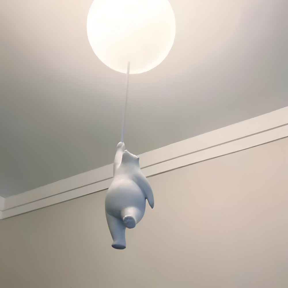 BalloBear Pendel – Lampe à suspension en forme de ballon pour chambre d'enfant