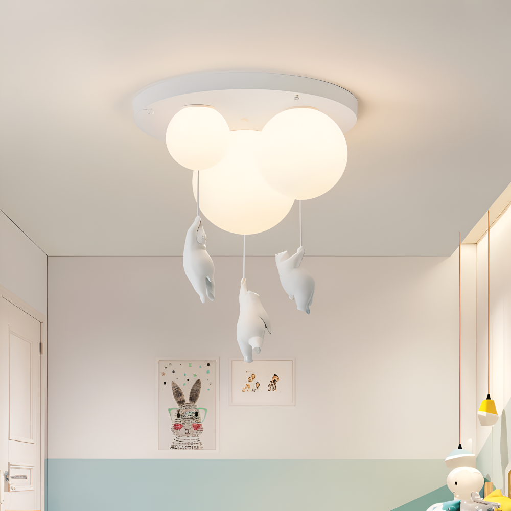 BalloBear Pendel – Lampe à suspension en forme de ballon pour chambre d'enfant