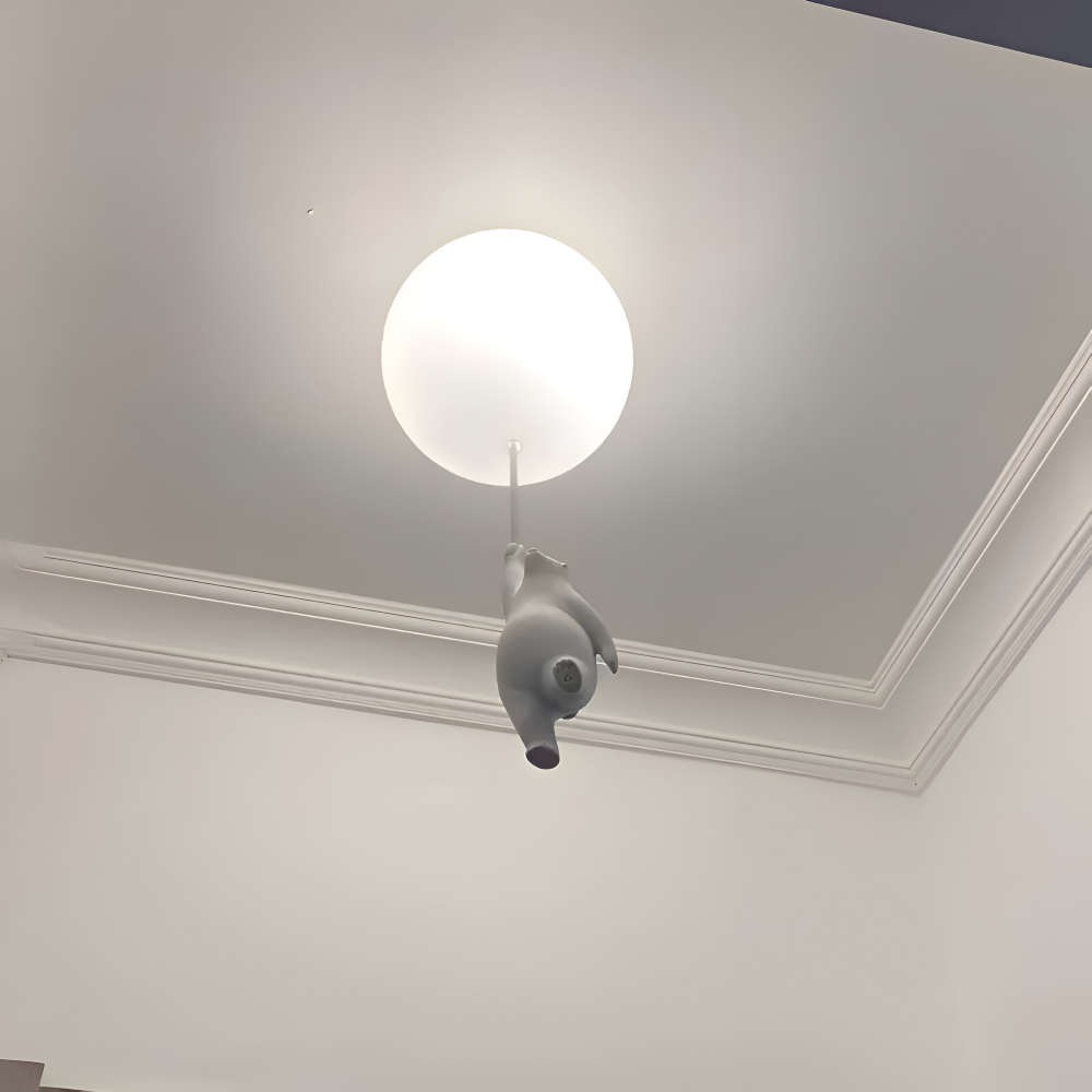 BalloBear Pendel – Lampe à suspension en forme de ballon pour chambre d'enfant