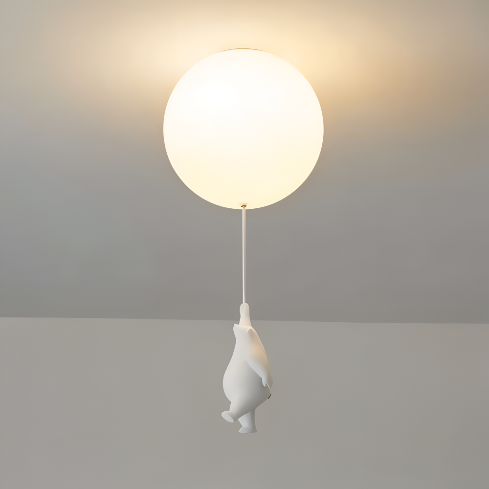 BalloBear Pendel – Lampe à suspension en forme de ballon pour chambre d'enfant