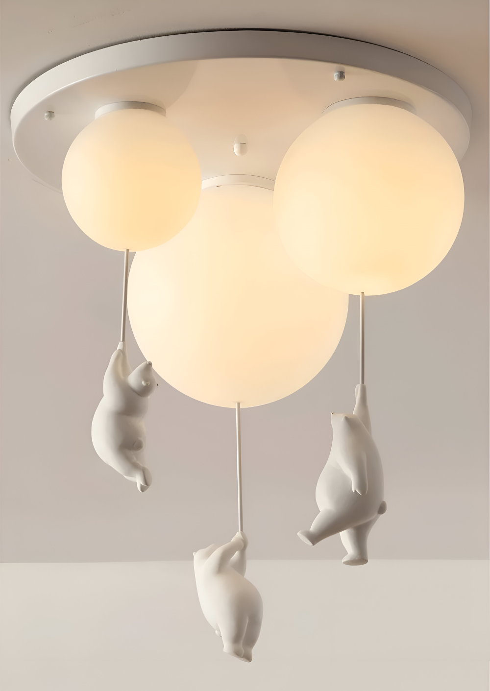 BalloBear Pendel – Lampe à suspension en forme de ballon pour chambre d'enfant
