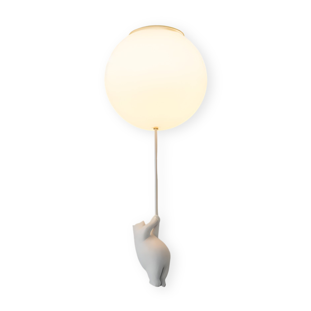 BalloBear Pendel – Lampe à suspension en forme de ballon pour chambre d'enfant