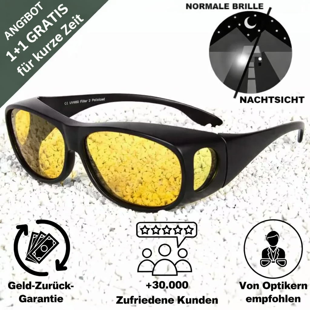 Lunettes polarisées | Verres anti-éblouissement à contraste | Meilleure vision de nuit | VisionGuard